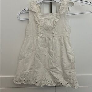 Gymboree White Eyelet Casual Dress